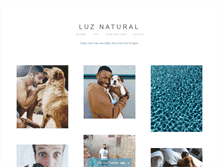 Tablet Screenshot of luz-natural.com